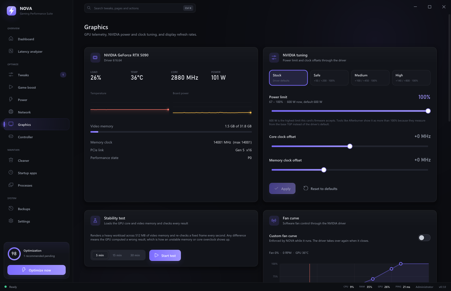 Graphics page